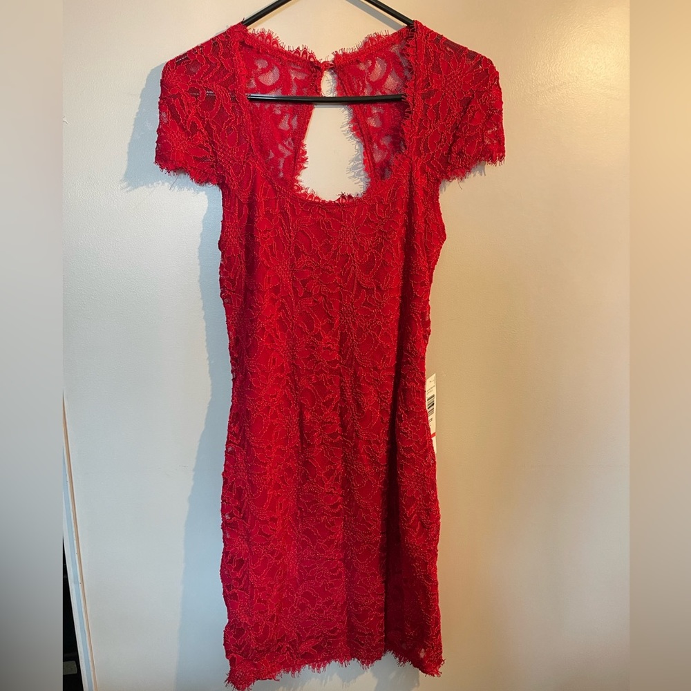 Red Lace Dress